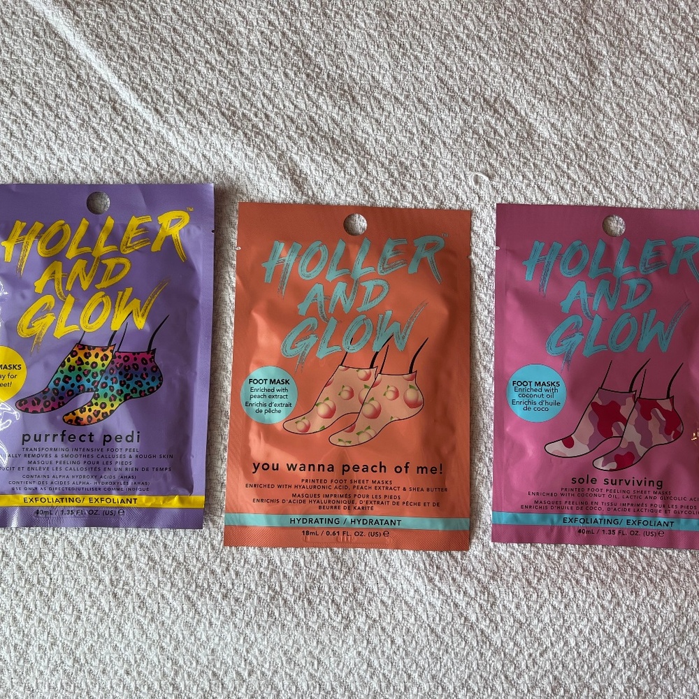 Holler & Glo Foot Masks